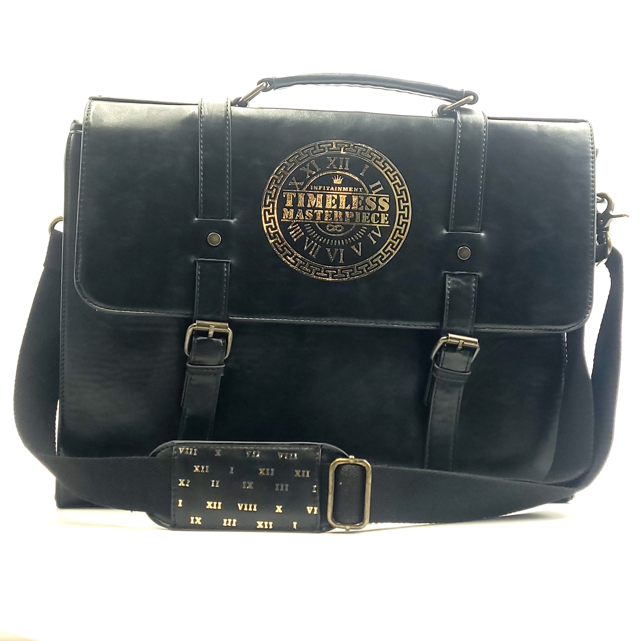 Lyrically I m Timeless Masterpiece Black Leather Bag INFITAINMENT